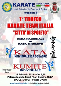 1° TROFEO KARATE TEAM ITALIA “CITTA’ DI SPOLETO”