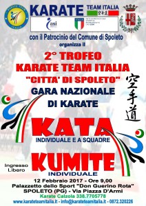 2° TROFEO KARATE TEAM ITALIA “CITTA’ DI SPOLETO”