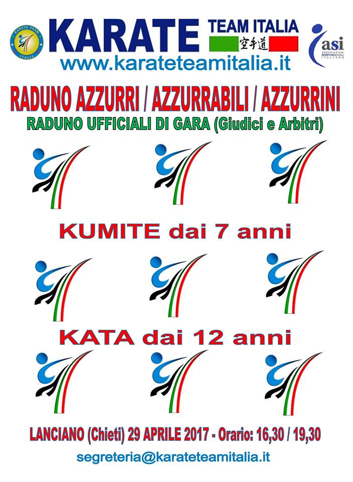 RADUNO AZZURRI 29 aprile 2017